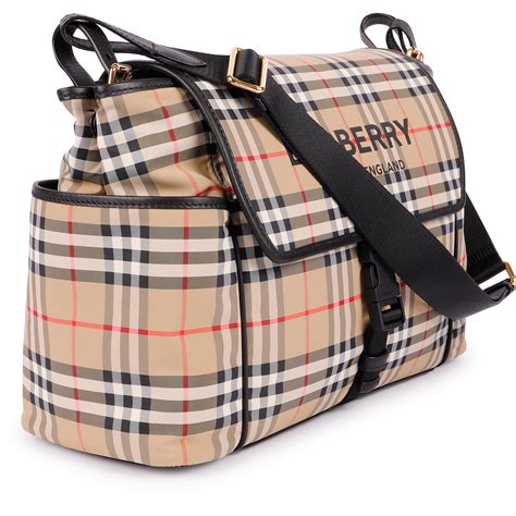 burberry vintage check diaper bag|Burberry diaper bag review.